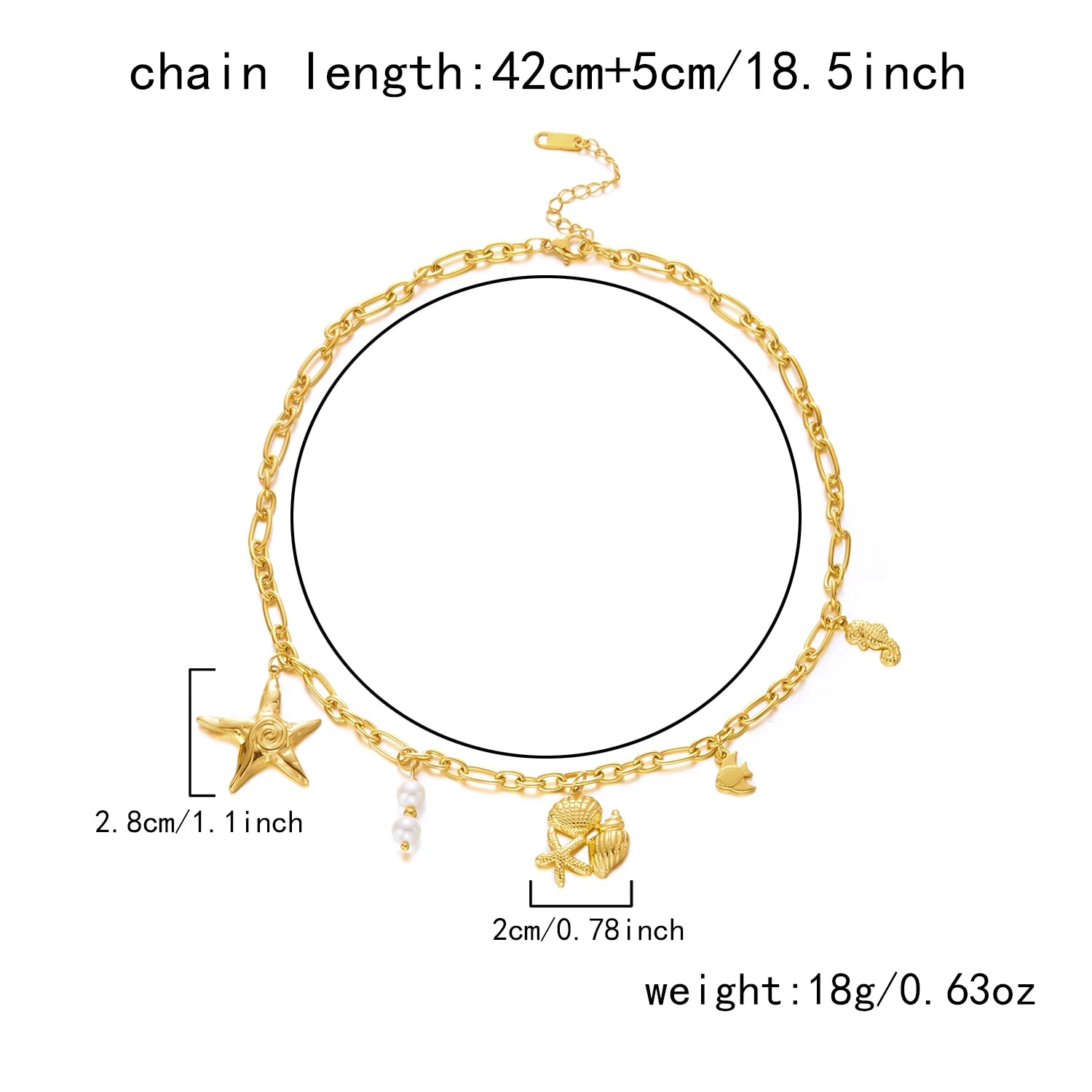 Serene Handcrafted Starfish Pendant Necklace by Tinkers for Women