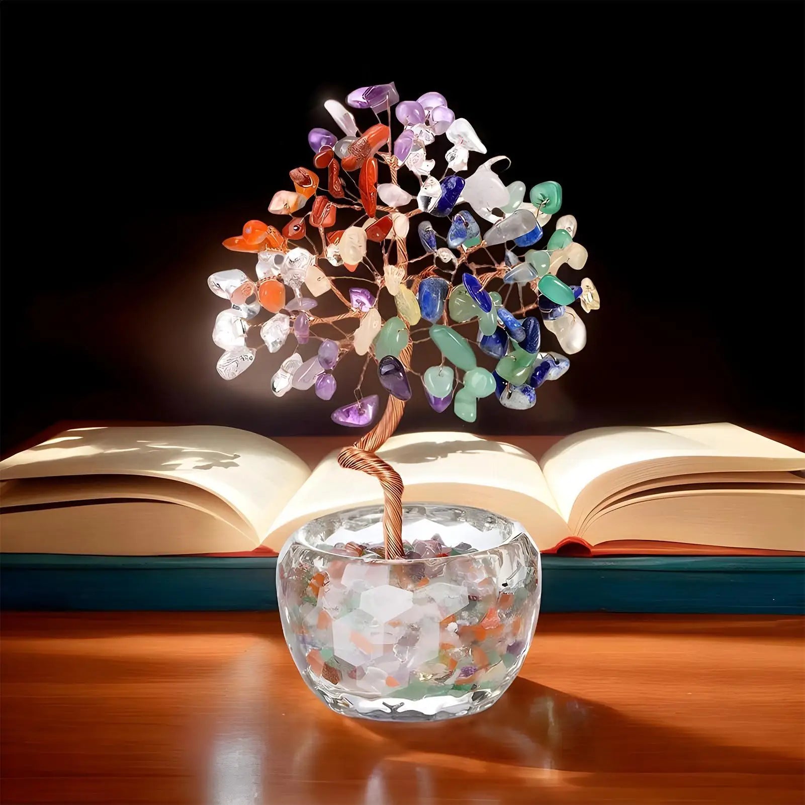 Handcrafted Amethyst Crystal Tree For Wealth