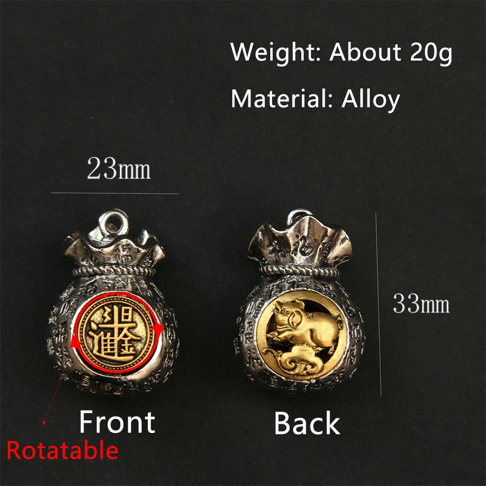 Tinkers Chinese Zodiac Signs Keychain 12 Animal Charms Gift For All - Apparel & Accessories > Handbag & Wallet Accessories > Keychains