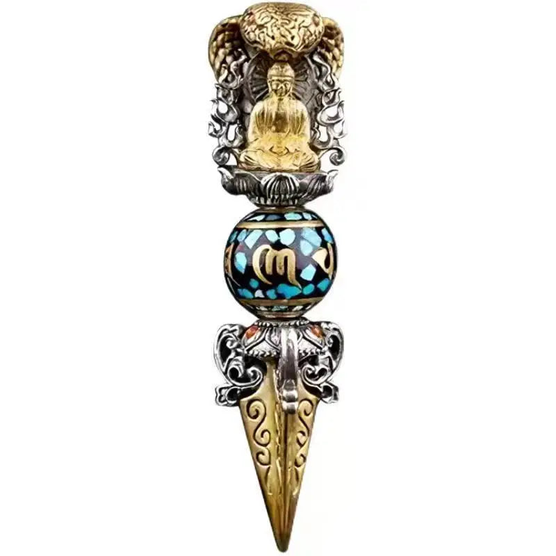 Buddhist Shakyamuni Vajra Pendant Necklace Men Women Amulet