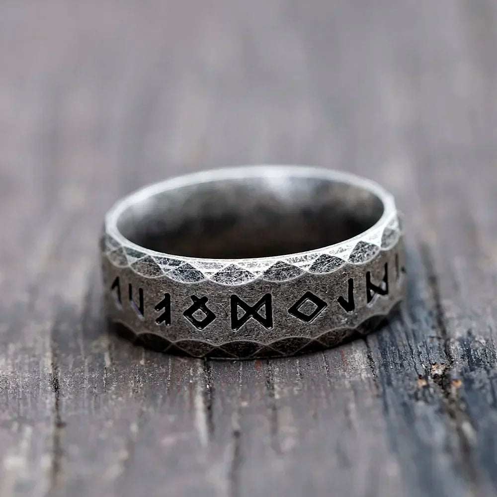 Viking Runes Ring By Tinkers Protection Spiritual Energy