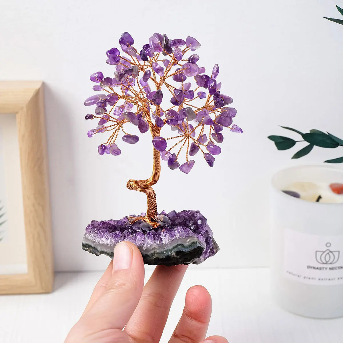 Amethyst Crystal Tree by Tinkers - Healing Energy Decor