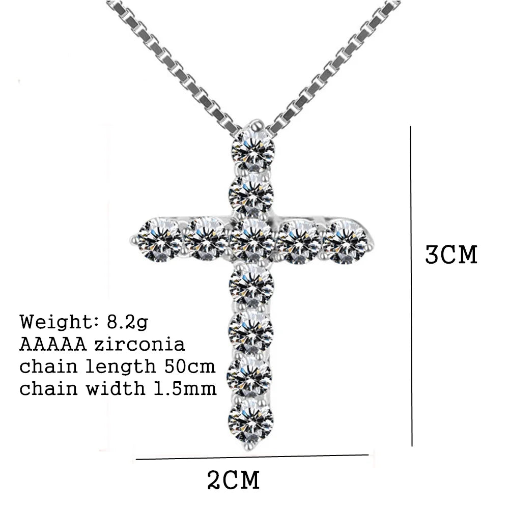 Crystal Cross Necklace By Tinkers Spiritual Healing