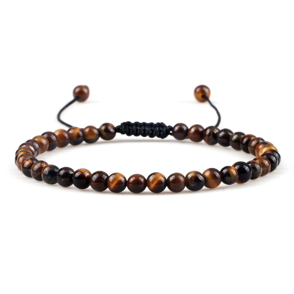 Tinkers EarthStone 4mm Natural Mini Beads Bracelet Unisex Yoga - Apparel & Accessories > Jewelry > Bracelets