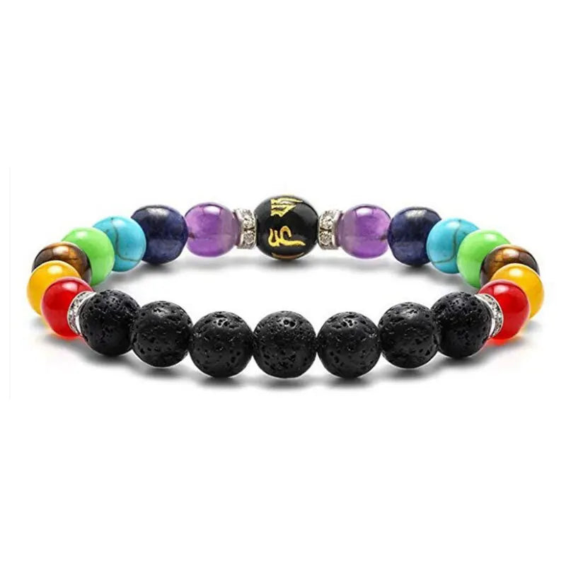 Tinkers 2 Pack 7 Chakra Bracelet Meaning Card Unisex Crystal -