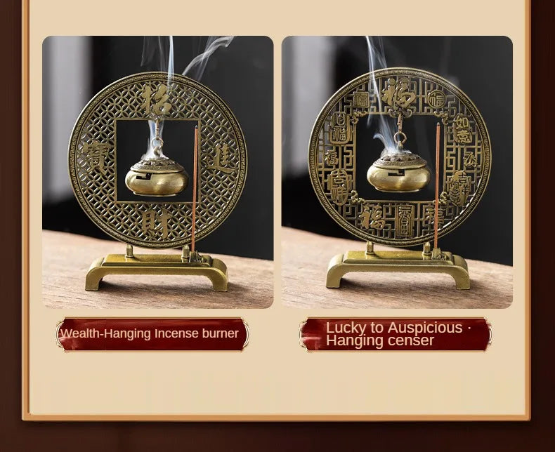 Tinkers Five Blessings Incense Burner Sandalwood Taoist Ornaments - Home & Garden > Decor > Home Fragrance Accessories > Incense Holders