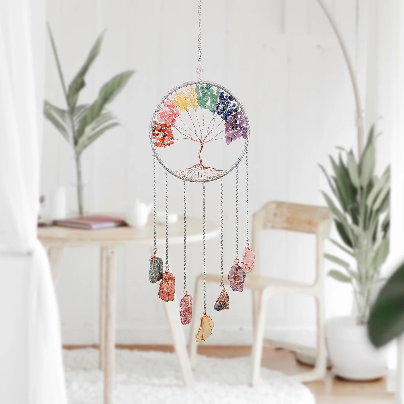 Crystal Suncatcher — Rainbow Light & Prism Home Decor