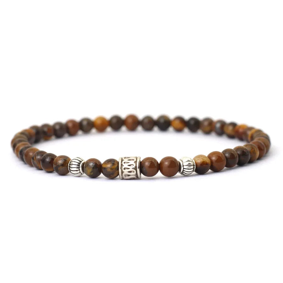 Tiger Eye Lava Bead Bracelet By Tinkers - Energy Balance