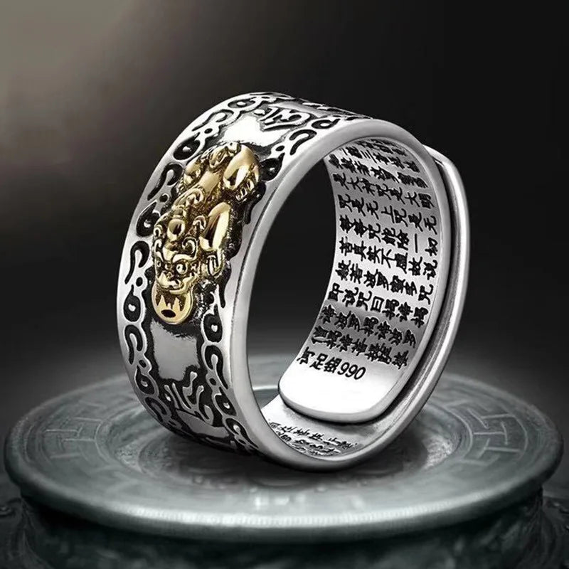 Pixiu Wealth Ring By Tinkers Prosperity And Good Luck