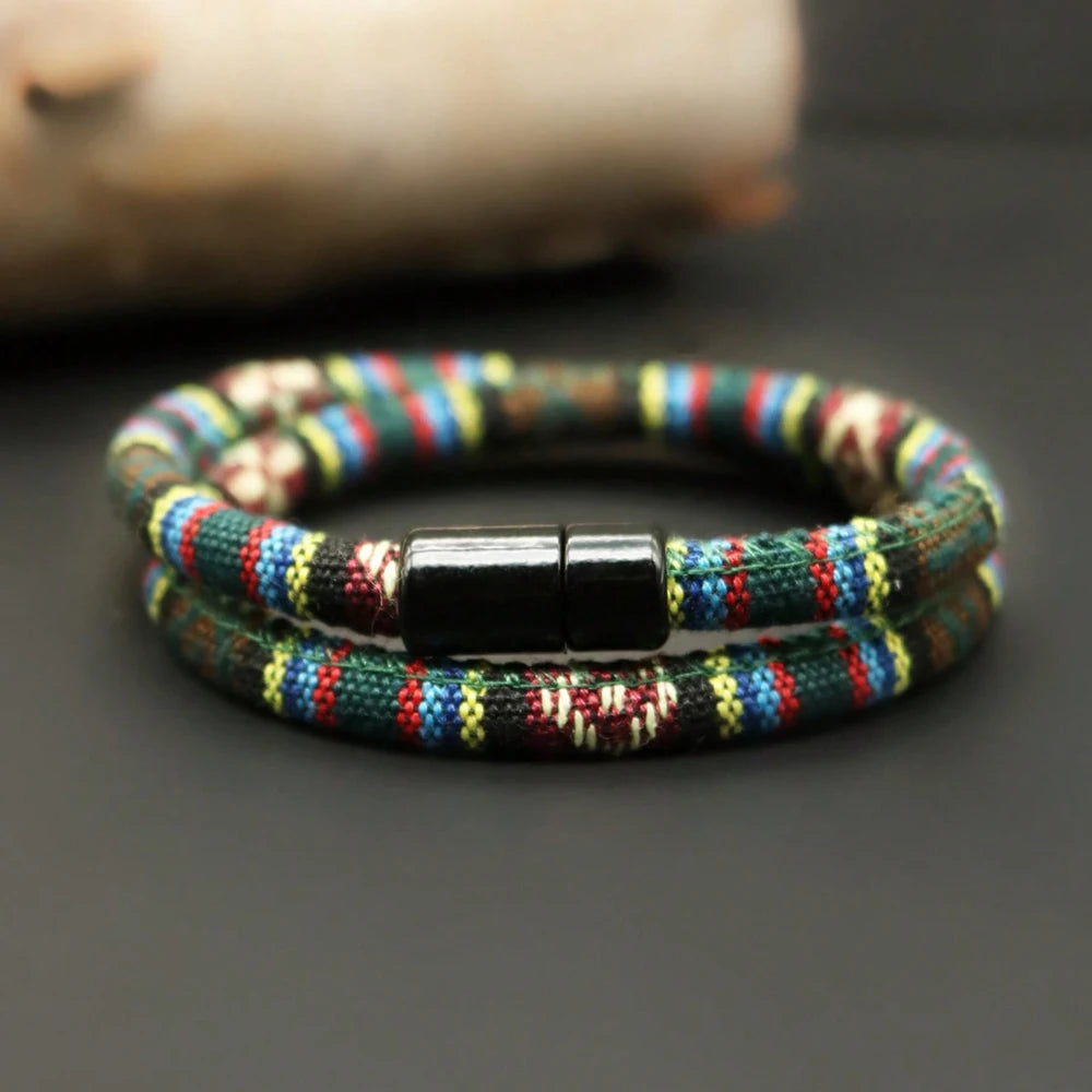 Tinkers Summer Beach Boho Rope Bracelet Unisex Magnetic Clasp 2024 -