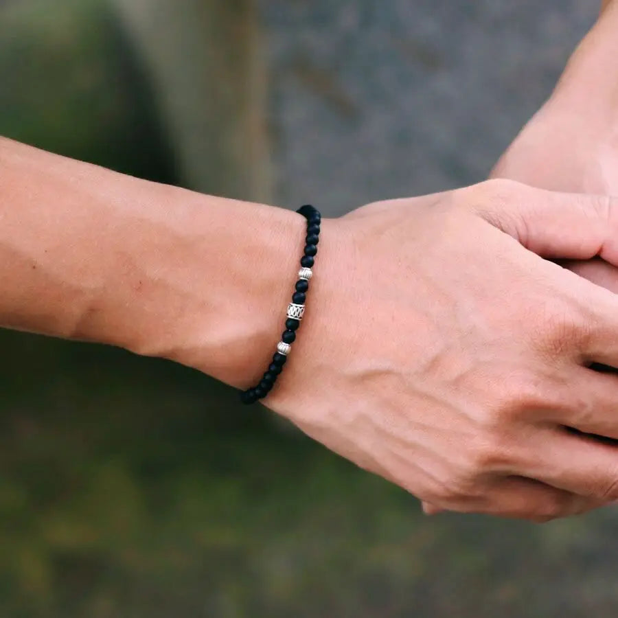 Tiger Eye Lava Bead Bracelet By Tinkers - Energy Balance