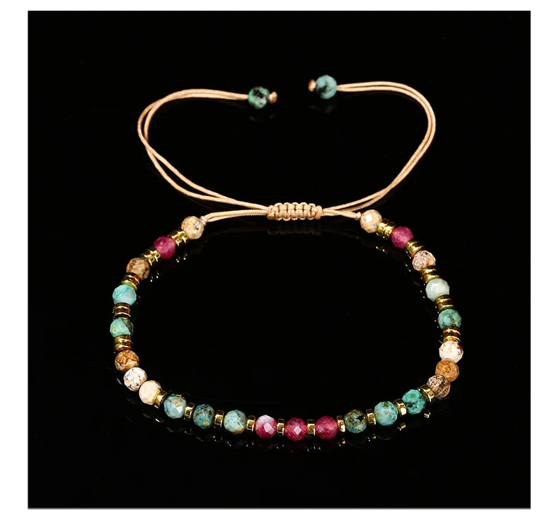 Tinkers JD Limited Faceted Africa Turquoise Chalcedony Bracelet - Apparel & Accessories > Jewelry > Bracelets