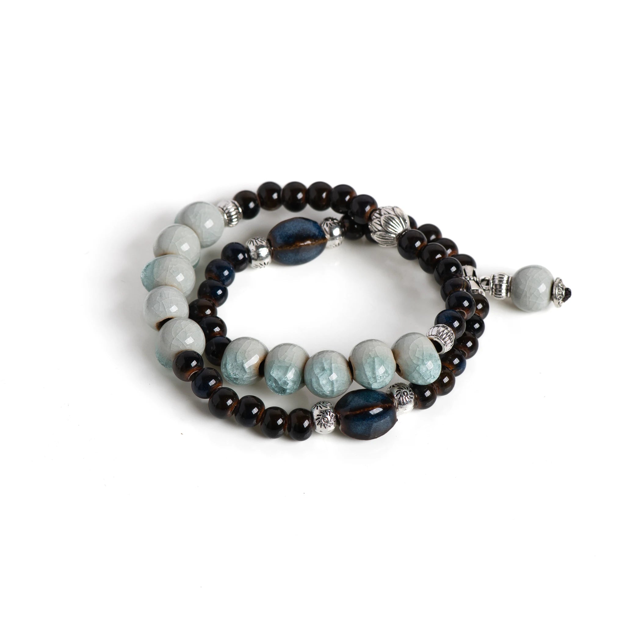 Ceramic Ice Crack Bracelet - Aura Balance By Tinkers