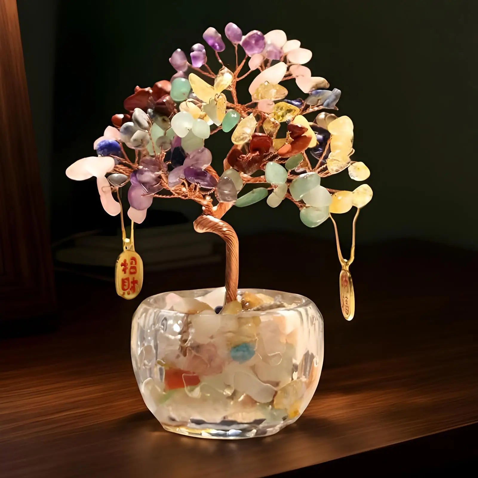 Handcrafted Amethyst Crystal Tree For Wealth