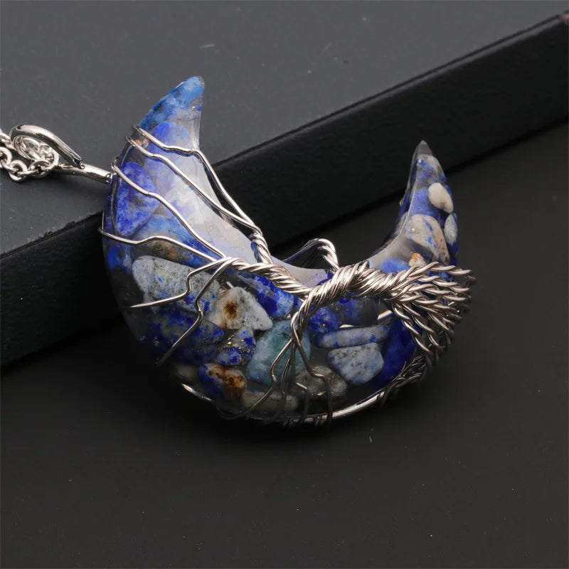 Natural Handcrafted Amethyst Reiki Healing Pendant by Tinkers