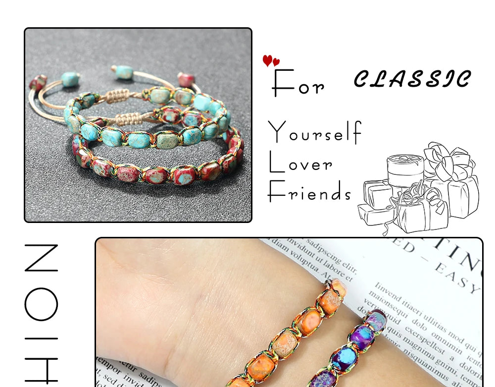 Tinkers Tinkers Bohemian Imperial Stone Beaded Bracelet Limited -