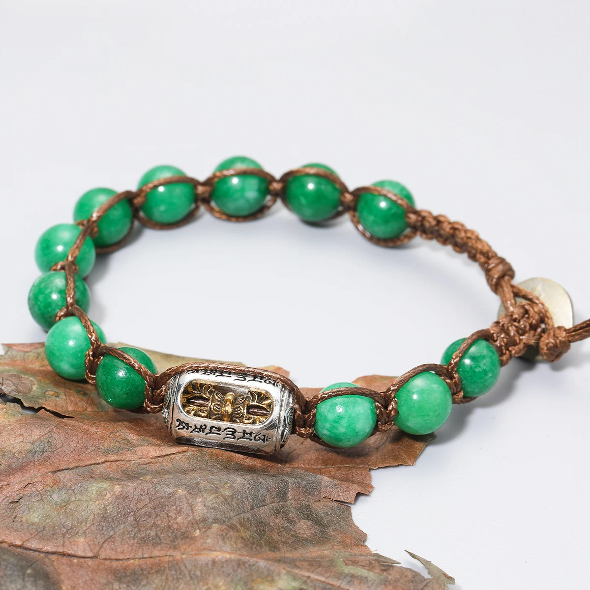 Handcrafted Chalcedony Sandalwood Healing Bracelet for Men