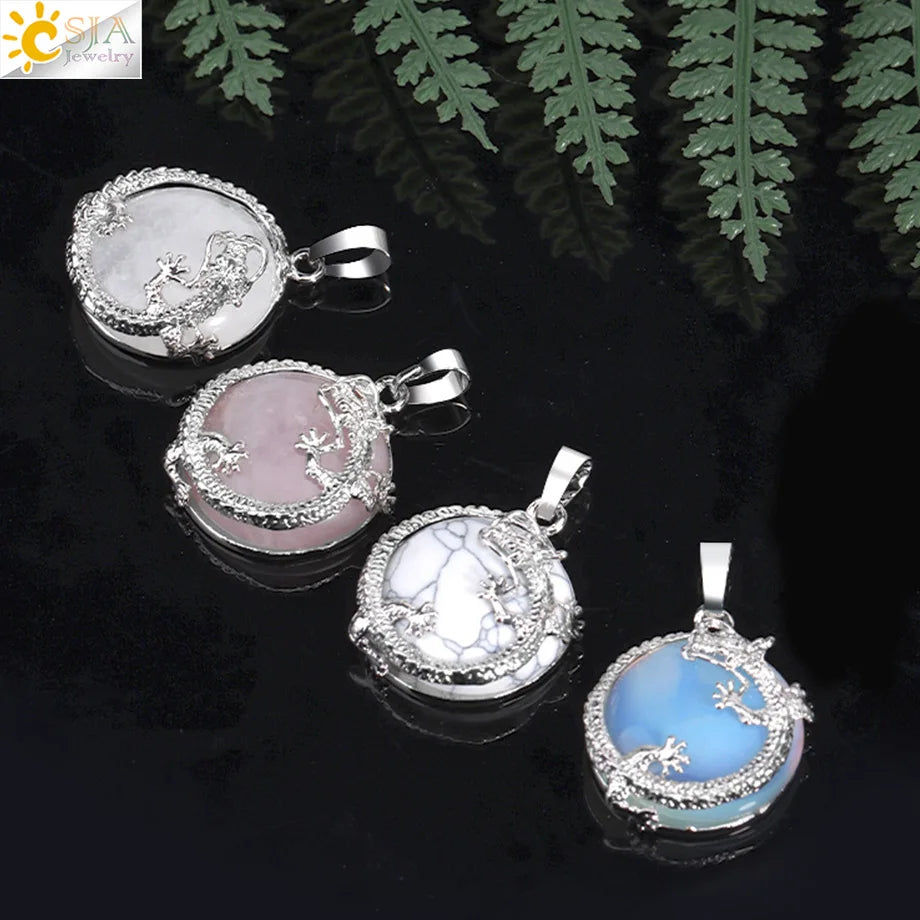 Tinkers Drachenanhänger mit Tigerauge – Energieschutz 