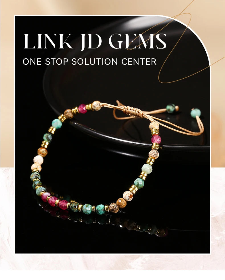 Tinkers JD Limited Faceted Africa Turquoise Chalcedony Bracelet - Apparel & Accessories > Jewelry > Bracelets
