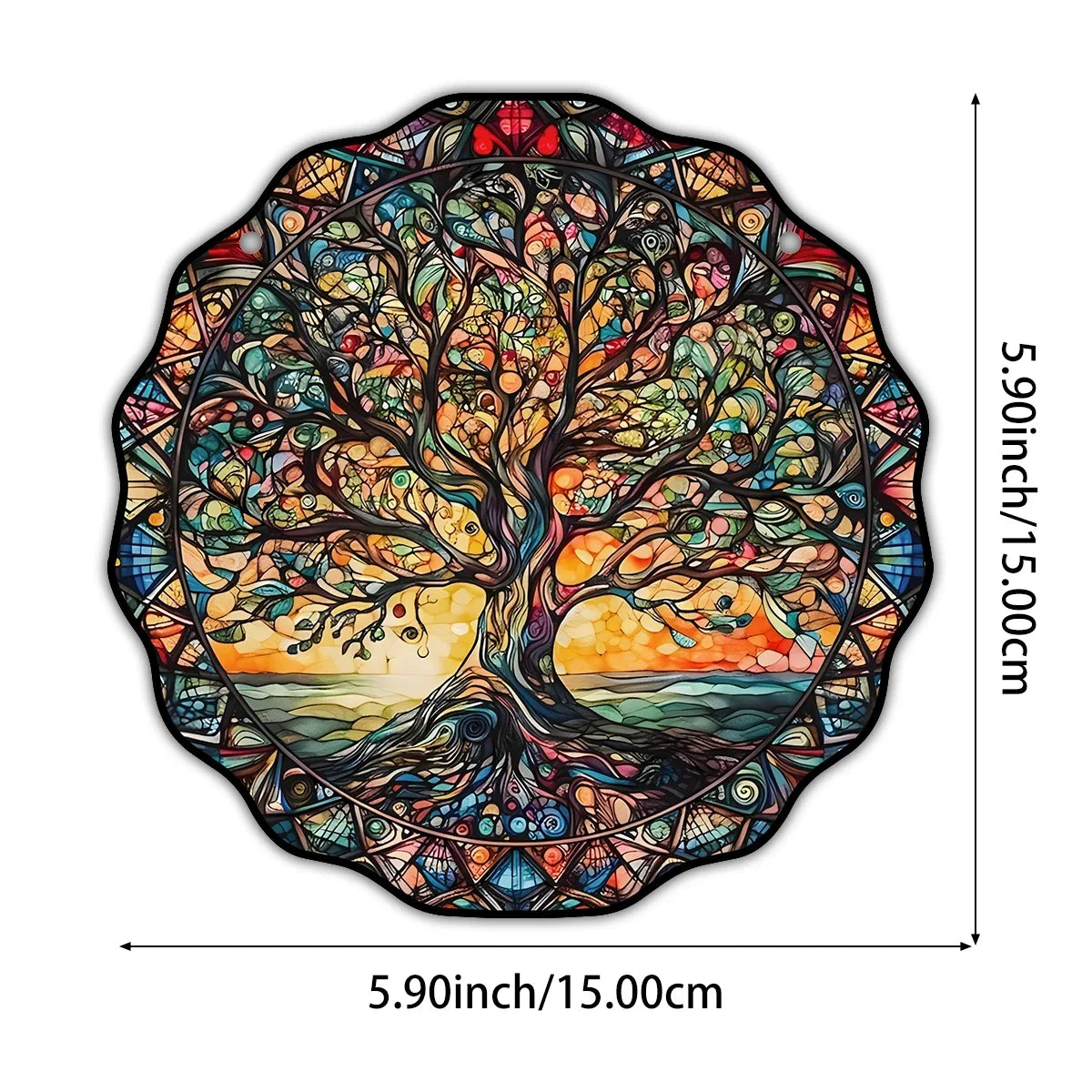 Tinkers Tree of Life Acrylic Wall Plaque - Spiritual Energy
