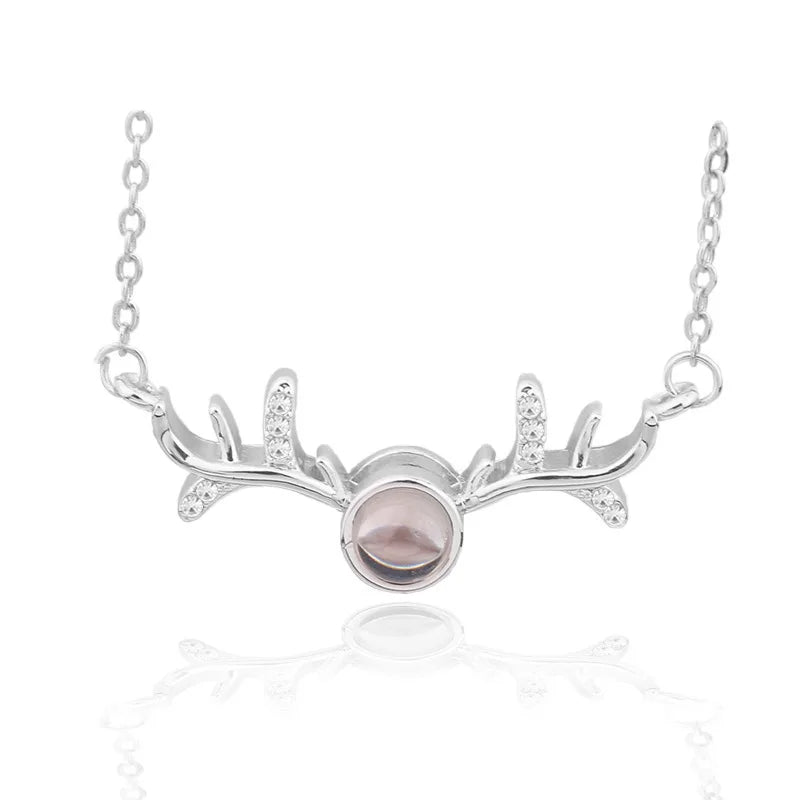 Tinkers Projection Necklace 100 Languages I Love You Pendant -