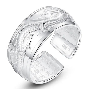 Flying Dragon Sterling Silver Ring By Tinkers Energy