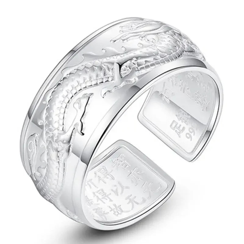 Flying Dragon Sterling Silver Ring By Tinkers Energy