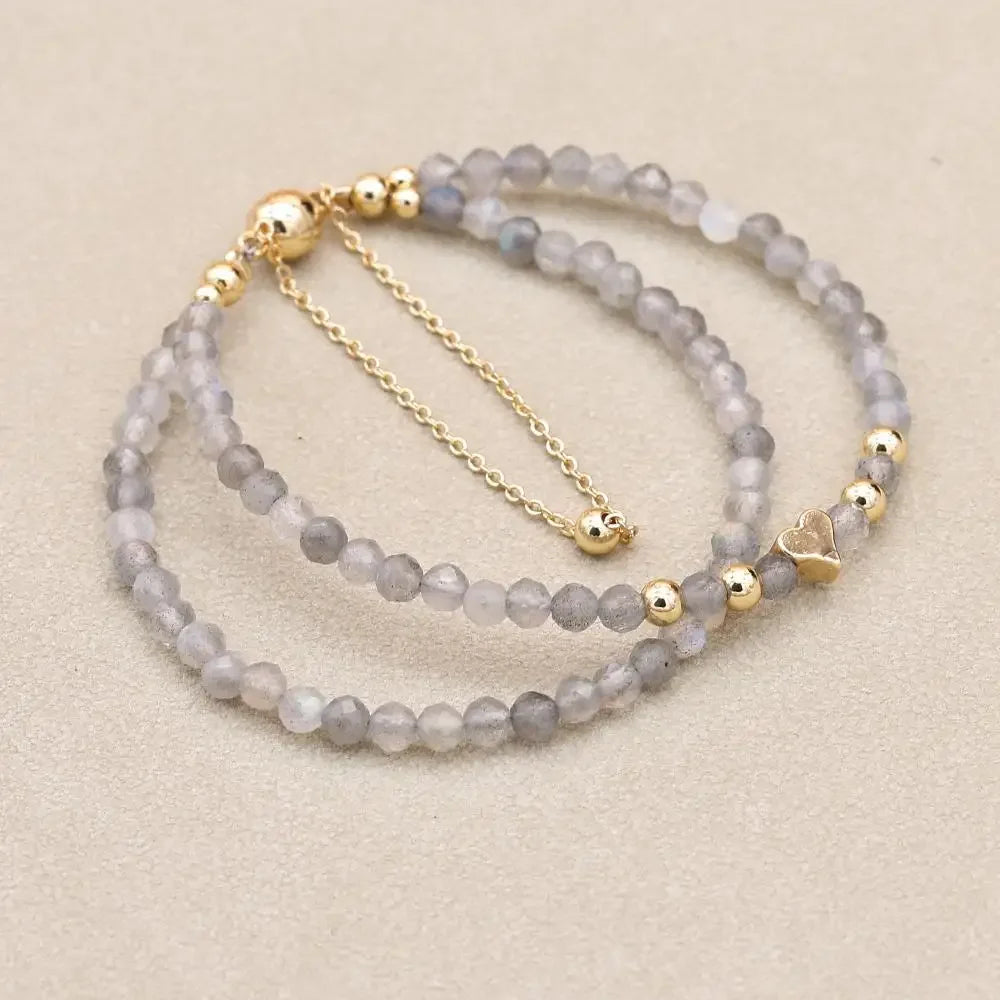 Tinkers Double Layer African Jasper Beads Bracelet Magnetic Strand - Apparel & Accessories > Jewelry > Bracelets