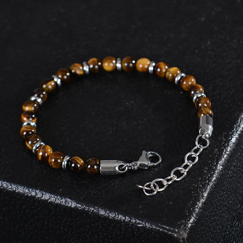 Tiger Eye Hematite Bracelet by Tinkers Energy Balance
