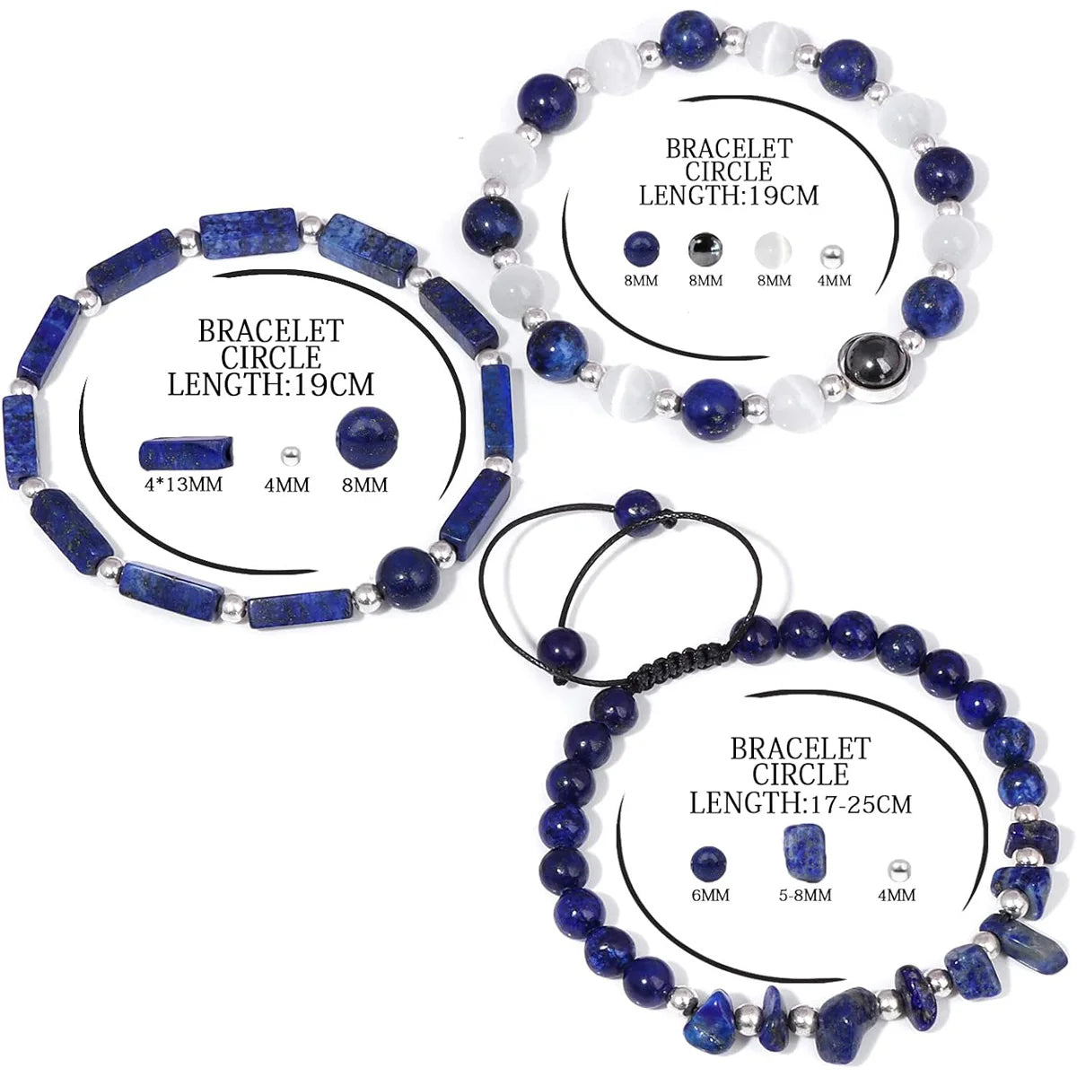 Handcrafted Amethyst Bracelet Set for Healing, Balance, and Meditation by Tinkers