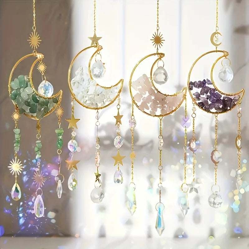 Moonstone Signature Crystal Suncatcher By Tinkers For Her Love