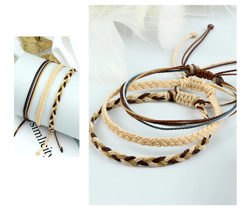 Tinkers Tinkers Tibetan Buddhist Bracelet Set Artisan Multicolor -