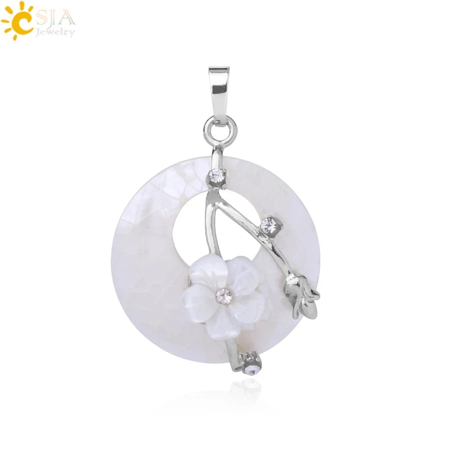 Ciondolo a forma di ciambella in ametista di Tinkers Energy And Balance