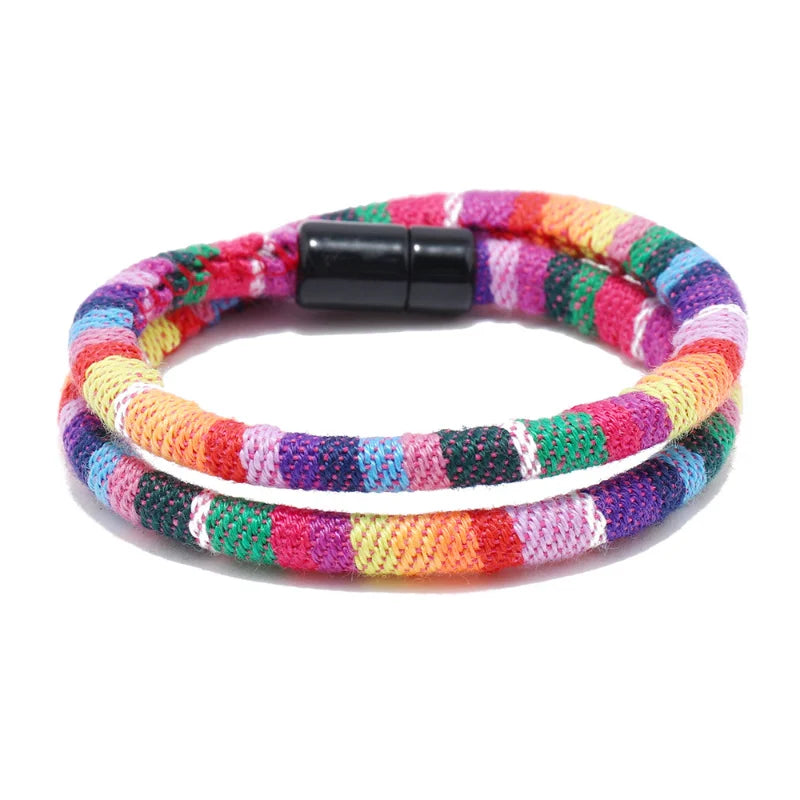 Tinkers Summer Beach Boho Rope Bracelet Unisex Magnetic Clasp 2024 -
