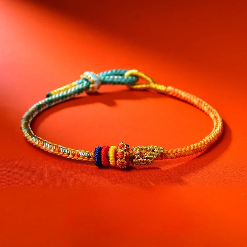 Tinkers Fashionable Buddhist Lucky Adjustable Rope Bracelet Couples -