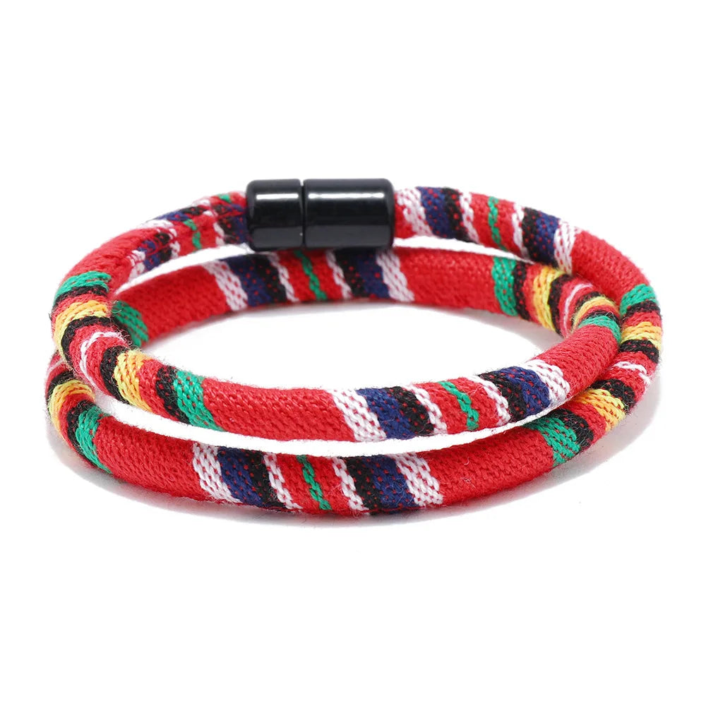 Tinkers Summer Beach Boho Rope Bracelet Unisex Magnetic Clasp 2024 -