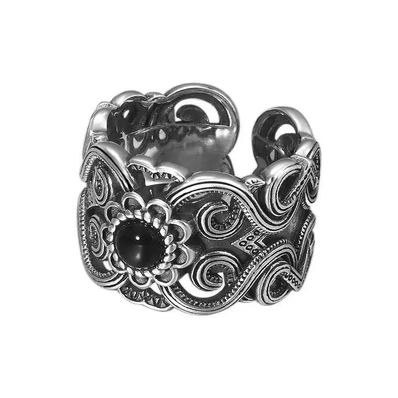 Mongolian Flower Ring By Tinkers Spiritual Balance