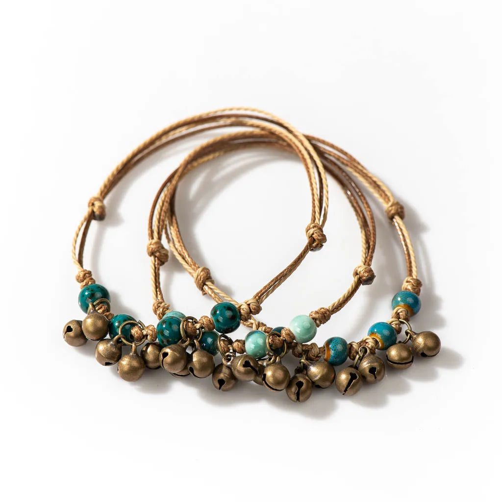 Tinkers Tinkers Handmade Ceramic Beads Retro Bracelet Exclusive -