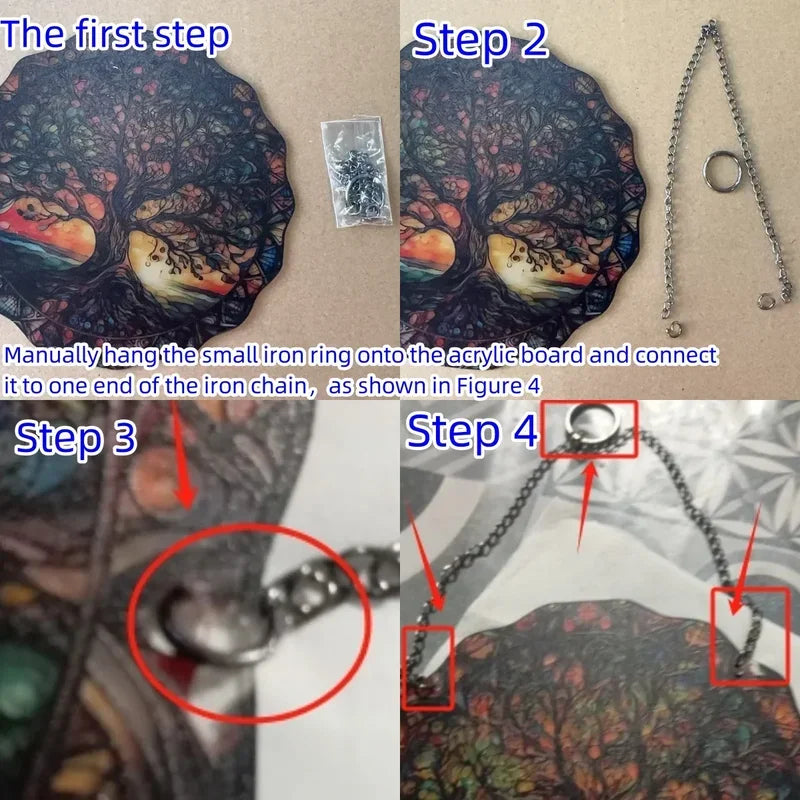 Tinkers Tree of Life Acrylic Wall Plaque - Spiritual Energy