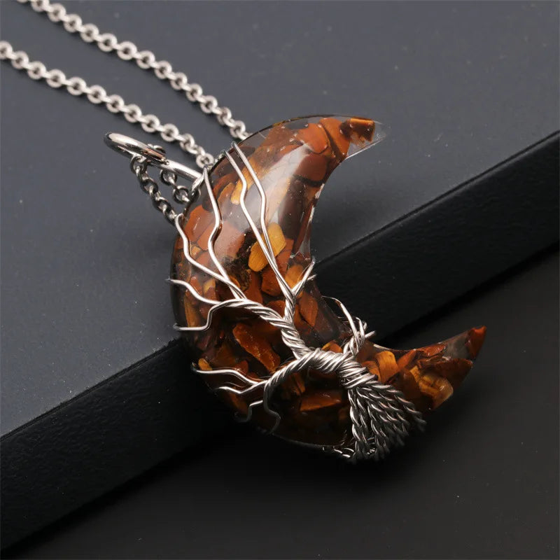 Natural Handcrafted Amethyst Reiki Healing Pendant by Tinkers