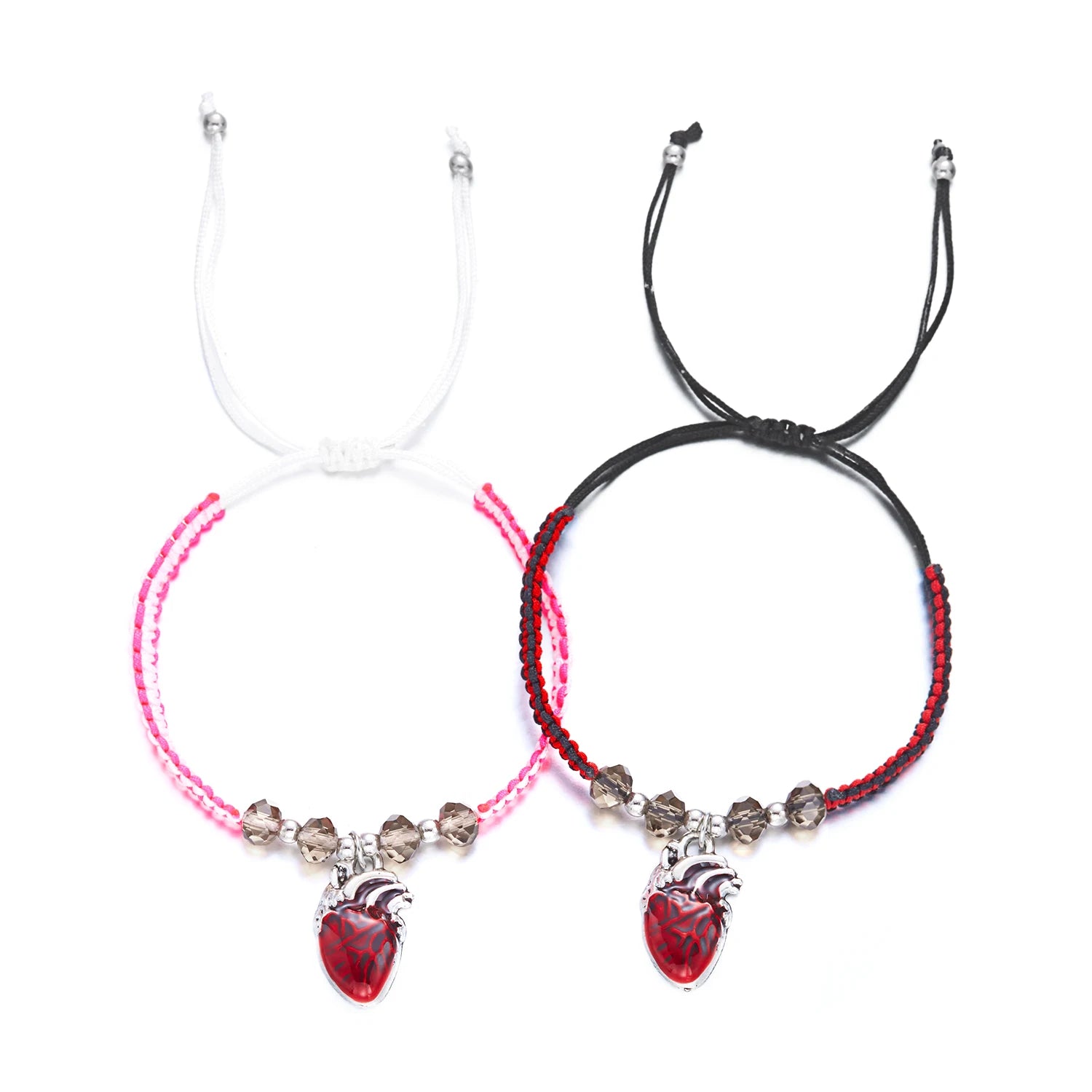 Halloween Ghost Pumpkin Cat Pendant Crystal Bracelet Energy