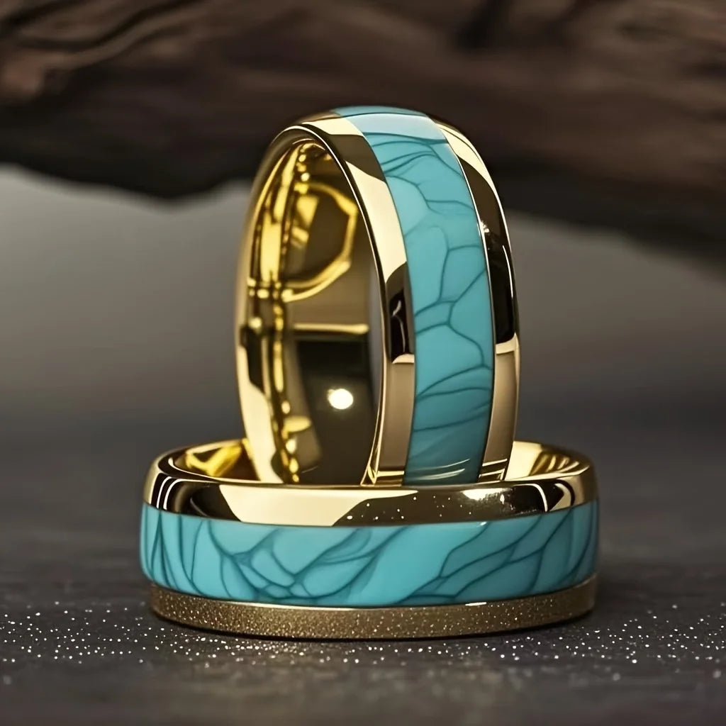 Natural Handcrafted Turquoise Ring for Men by Tinkers – Protection Healing