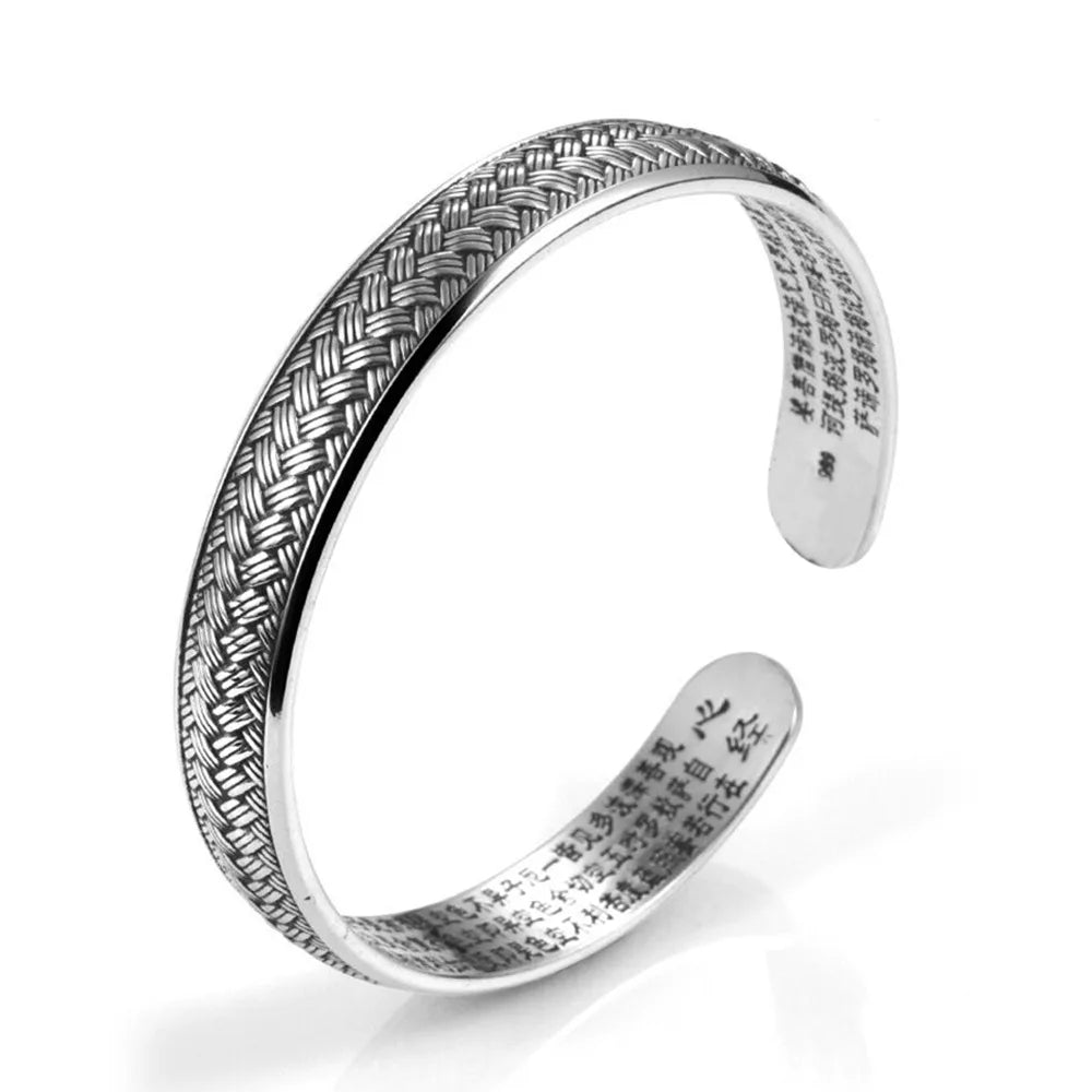Elegant Handcrafted Zircon Silver Bangle for Women by Tinkers