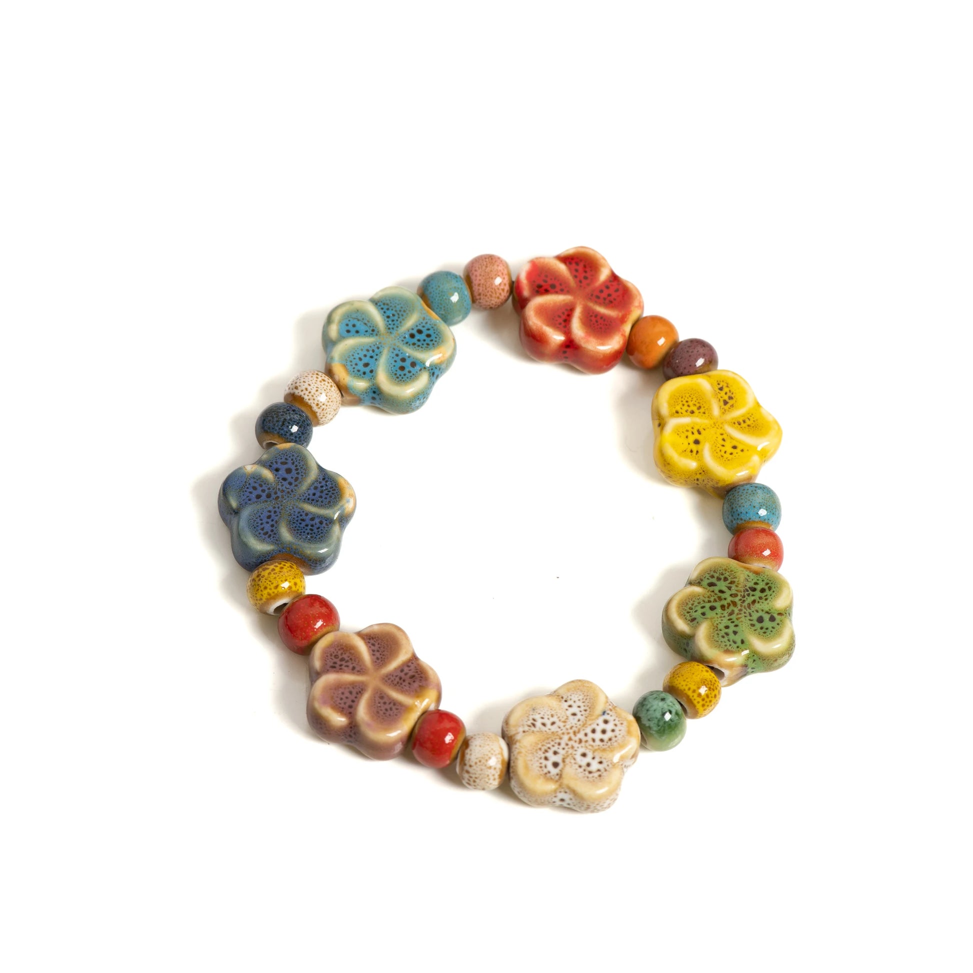 Tinkers Tinkers Ceramic Beaded Bracelet Starfish Seashell Exclusive -