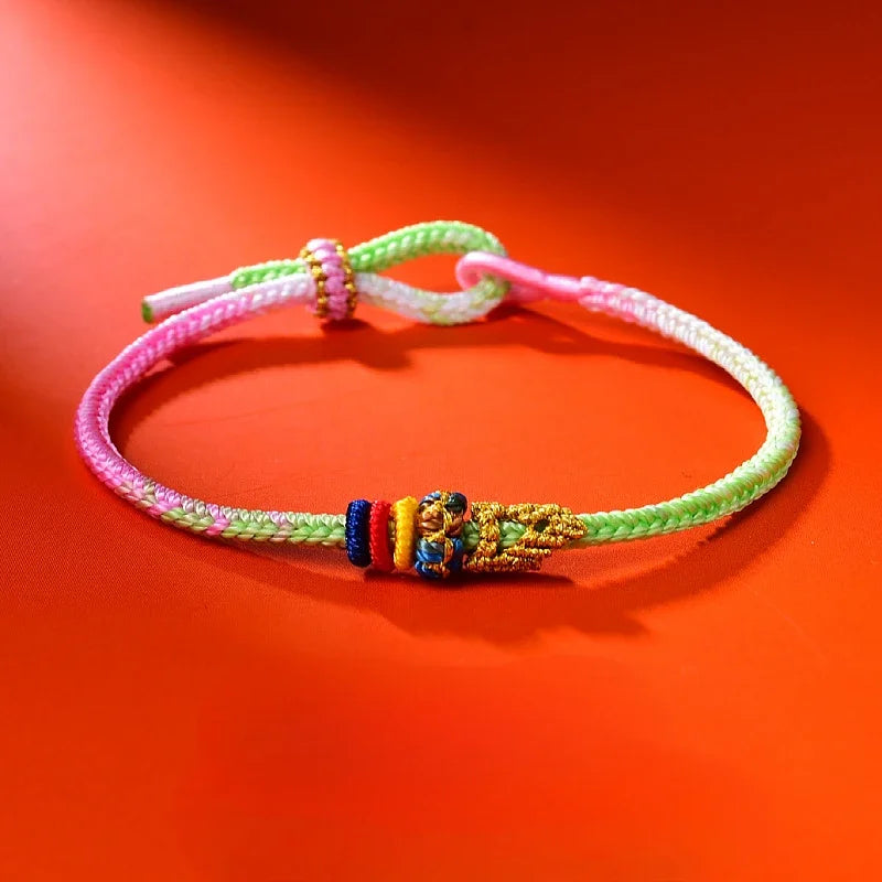 Tinkers Fashionable Buddhist Lucky Adjustable Rope Bracelet Couples -