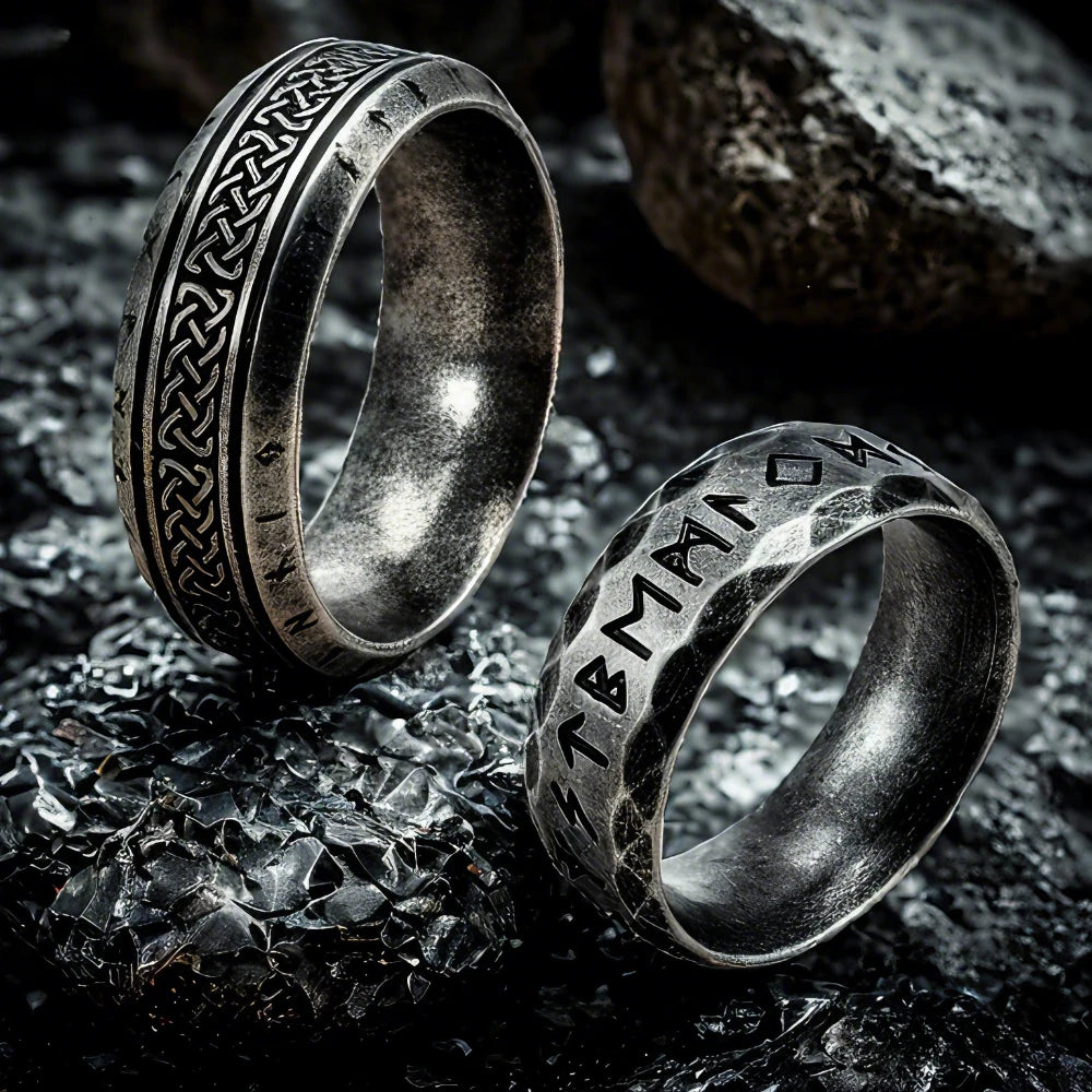 Viking Runes Ring By Tinkers Protection Spiritual Energy