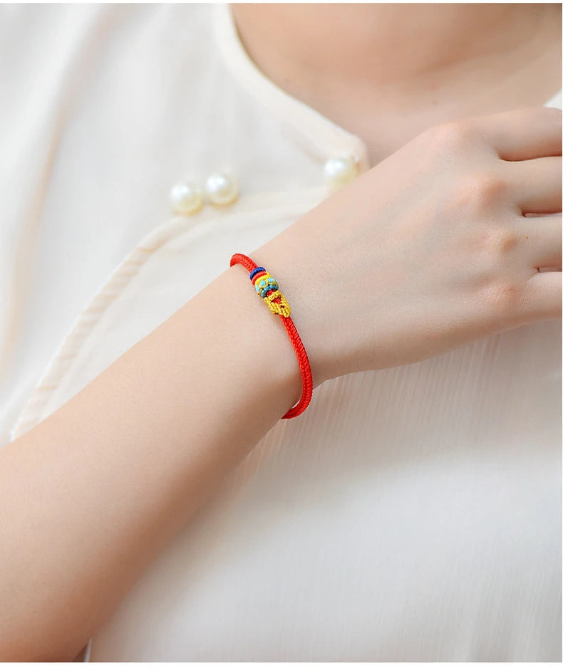 Tinkers Fashionable Buddhist Lucky Adjustable Rope Bracelet Couples -