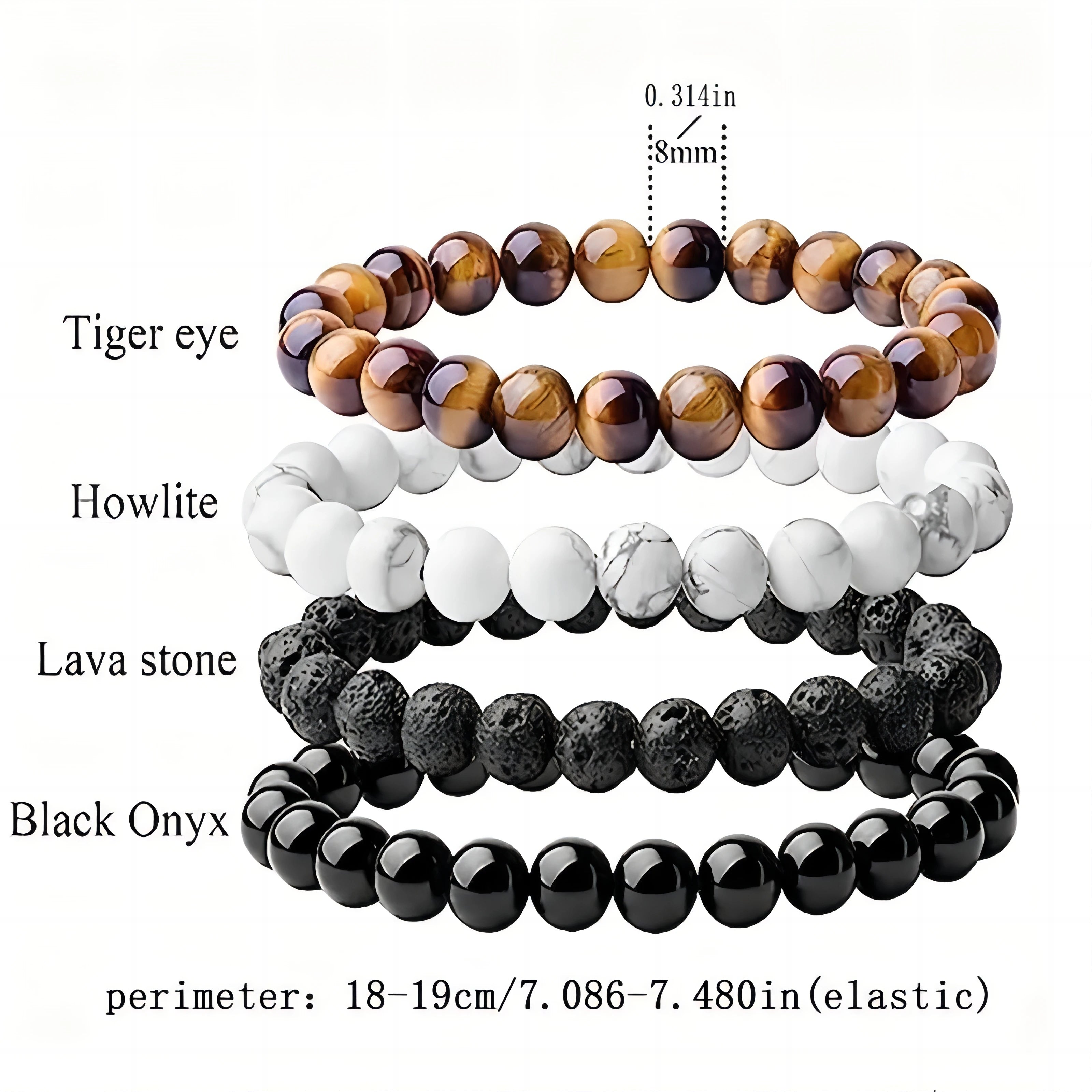 Handcrafted Natural Crystal and Wooden Bead Bracelet for Men and Women, Balance and Protection, Signature by Tinkers