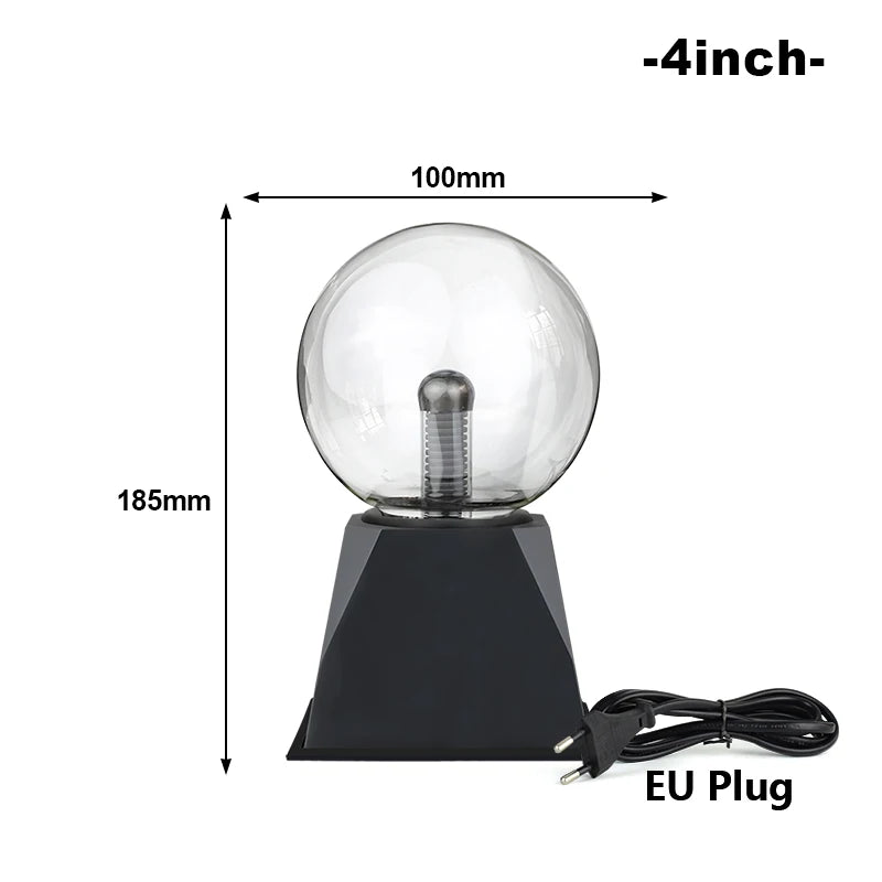 Magic Crystal Plasma Ball Lamp 3 Inch LED Night Light Kid Birthday Christmas Gift Lighting Bedroom Decor Novelty Lamp