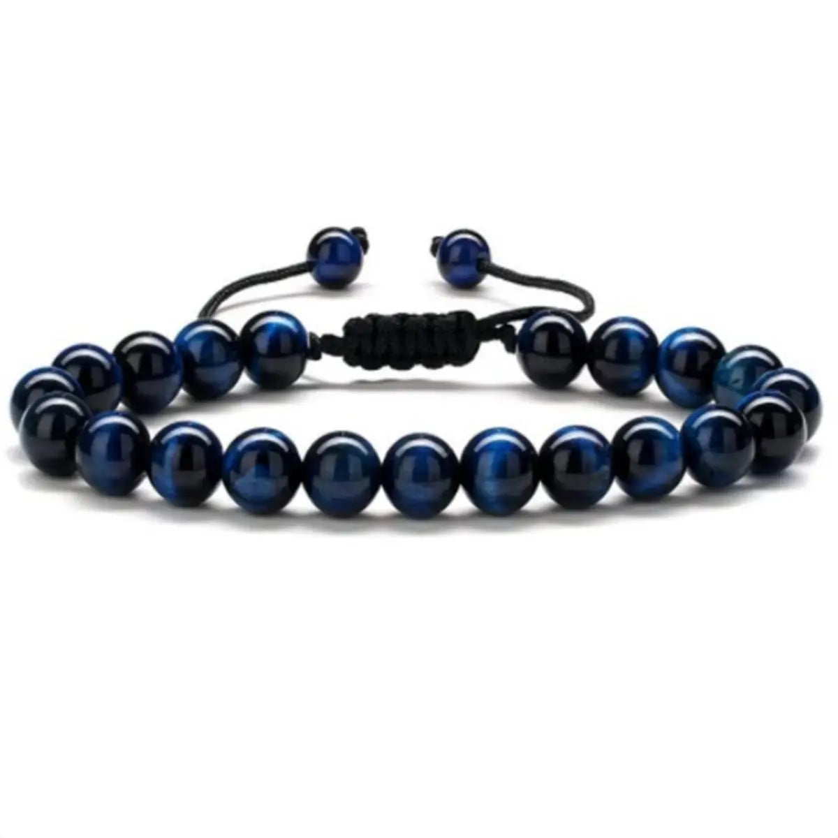 Natural Tiger Eye Lava Bracelet Mens Protection by Tinkers